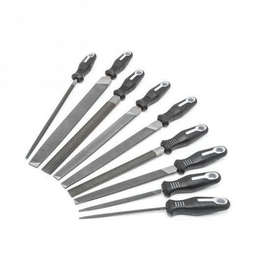 9 Pc. 6", 8", 10" & 12" Maintenance File Set With Ergonomic Handles