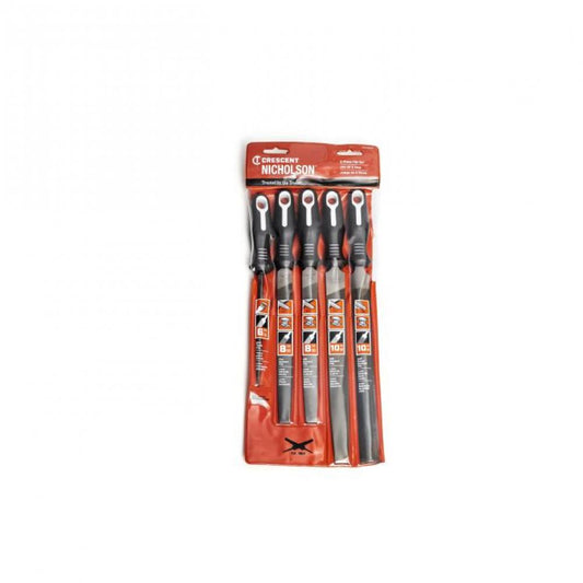 5 Piece General Purpose File Kit, Ergonomic Handles