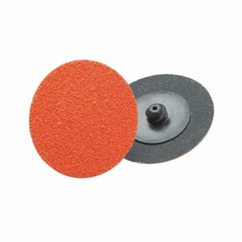 Disque de ponçage enduit Norton SG Blaze - Diamètre du disque de 2 po, matériau abrasif en céramique d'alumine, matériau de support en tissu, grain 36