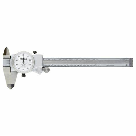 Mitutoyo 505‑742J Dial Caliper 0–6″ Range 0.001″ Graduation