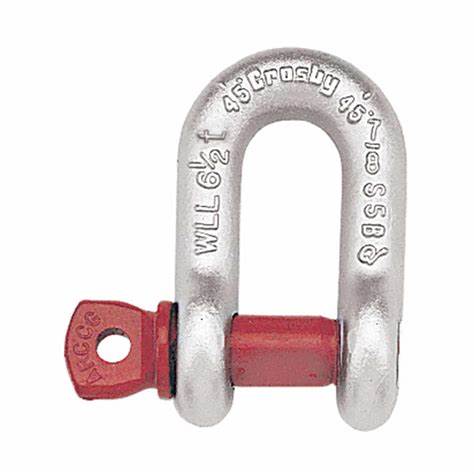 Crosby® G-210 Screw Pin Chain Shackles, Forged Steel, 1-1/4"