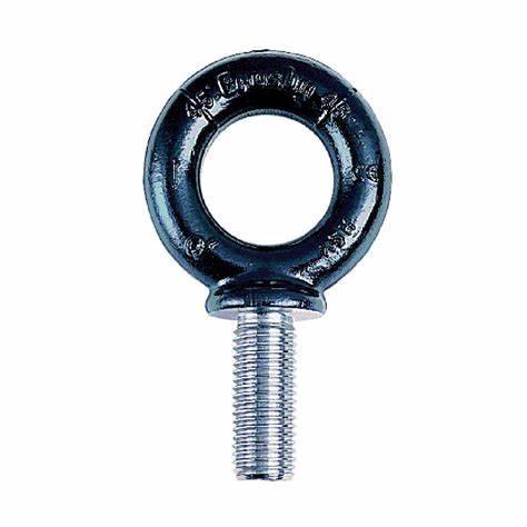 Crosby® S-279 UNC Shoulder Type Machinery Eye Bolts, Black, Forged Steel, 1/2" x 1-1/2"