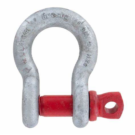 Crosby® G-209 Screw Pin Anchor Shackles, Forged Steel, 7/16"