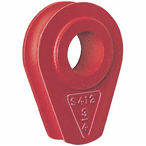 Crosby® S-412 Solid Wire Rope Thimbles, Cast Ductile Iron, 1/2"