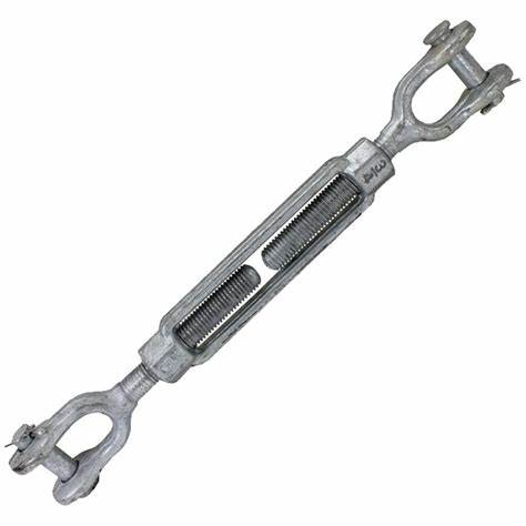 Crosby® HG-228 Jaw & Jaw Turnbuckle, Steel, 1" x 6"