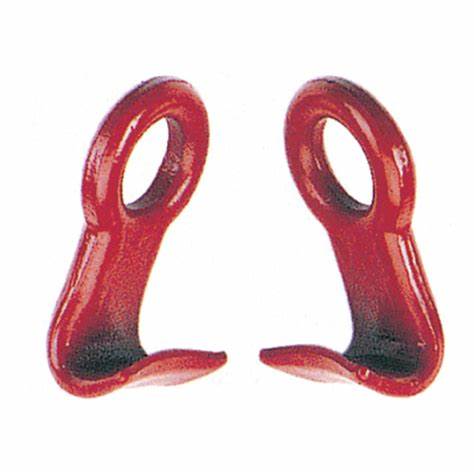 Crosby® S-377 Barrel Hooks, Red, Forged Carbon Steel, Pair