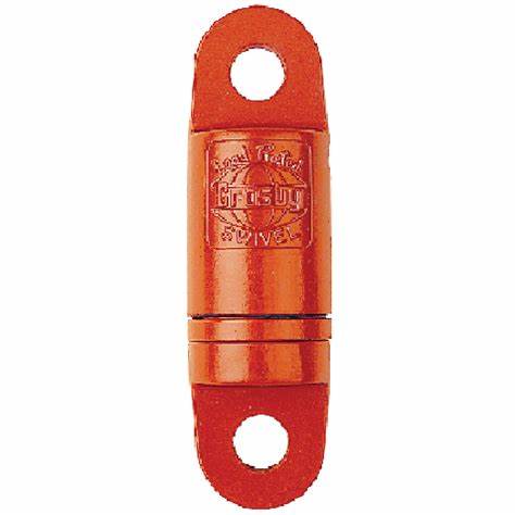 Crosby® S-5 Eye & Eye Tapered Roller Bearing Swivel, 3-S-5, Steel, 3T, 1/2"