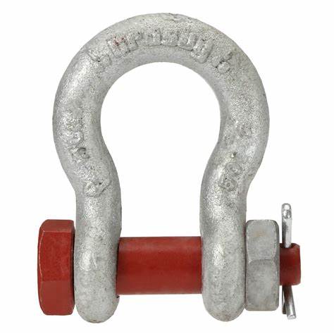 Crosby® G-2130CT COLD TUFF® Bolt Type Anchor Shackles, Carbon Steel, 7/8"