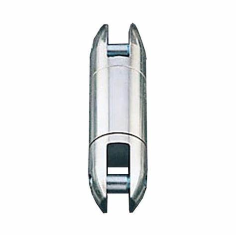Crosby® Angular Contact Bearing Swivel, AS-7 Bullet Style Jaw & Jaw, Steel, 1.35T, 3/8"