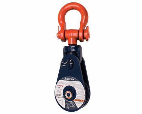 McKissick® Snatch Block With Hook Fitting, Single Sheave, 419, 4T, 3/8" - 1/2"