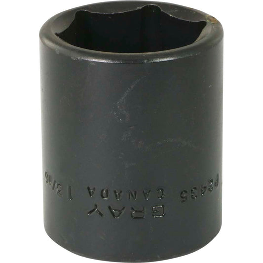 Impact Socket - 1/2" Drive, 1-3/16" Hex, 6-Point - High Torque