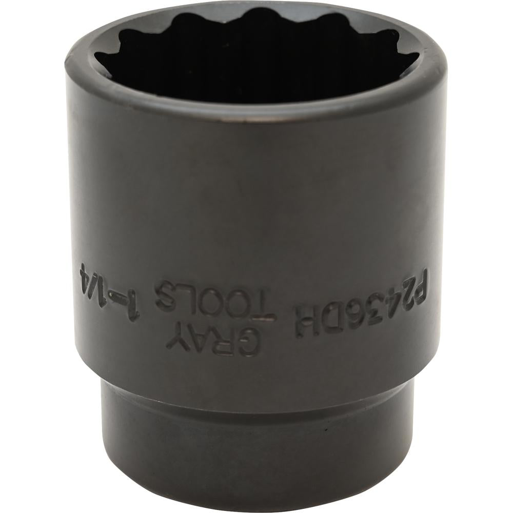 Impact Socket 1/2" Drive 1-1/4" 12-Point