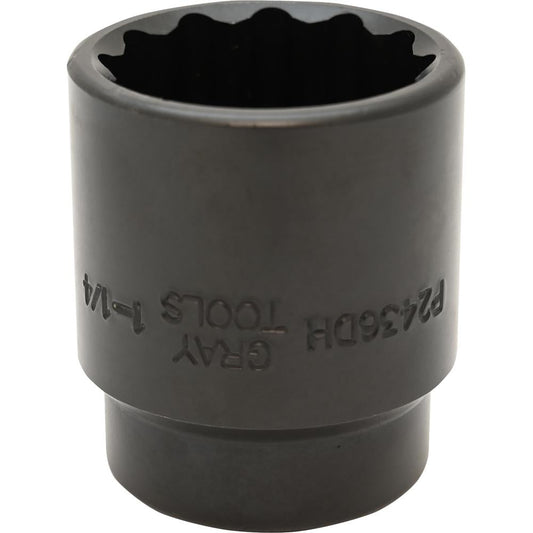 Impact Socket 1/2" Drive 1-1/4" 12-Point
