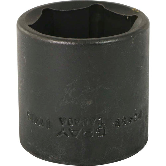 Impact Socket - 1/2" Drive, 1-7/16" Hex, 6-Point