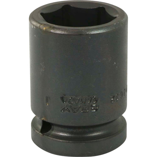 Impact Socket - 3/4" Drive, 1" Hex, 6-Point