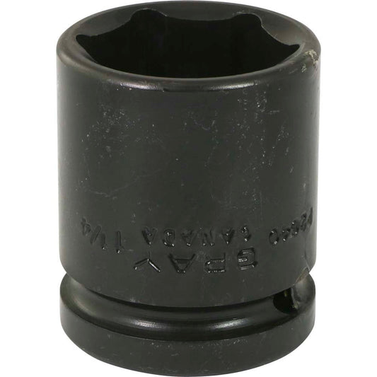 Impact Socket - 3/4" Drive, 1-1/4" Hex, 6-Point