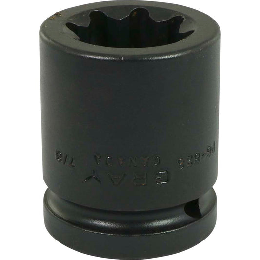Socket - 7/8" x 3/4" Drive, 8-Point, Regular, Impact