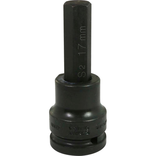 Socket - Hex Head 17mm x 3/4" Drive