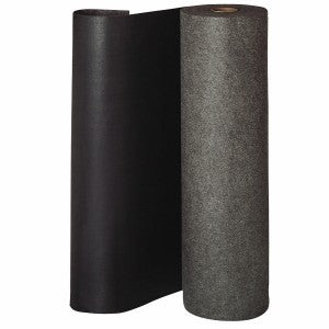 Polybacked Traffic Tuff Rug®, Gray, Polypropylene/Polyethylene, 36" W x 100' L