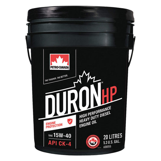Duron HP, Diesel Engine Oil, 15W-40, Visc Index 139, 20L