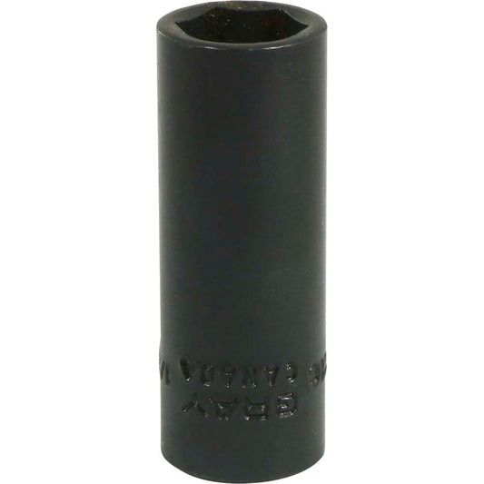 Impact Socket - Deep, 1/2" Hex, 6-Point