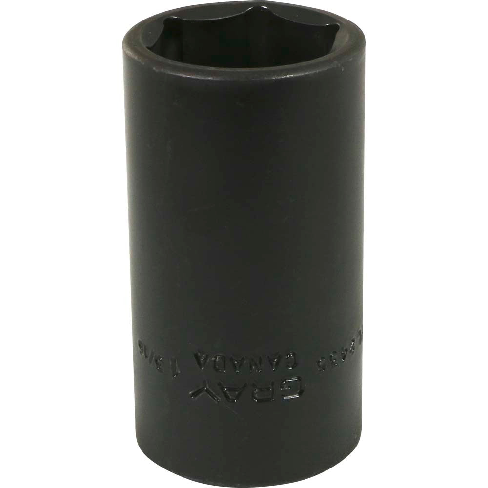 Impact Socket - 1/2" Drive, 1-3/16" Hex, 6-Point - Heavy-Duty