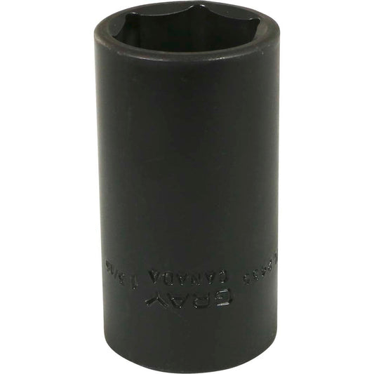Impact Socket - 1/2" Drive, 1-3/16" Hex, 6-Point - Heavy-Duty