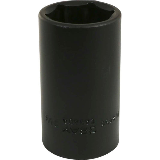 Impact Socket - 1/2" Drive, 1-1/4" Hex, 6-Point - Durable
