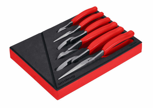 6 Piece Essential Foam Pliers/Cutters Set (Red)