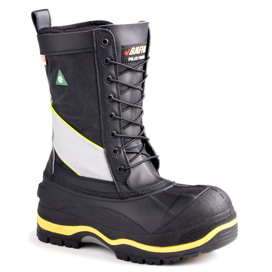 Baffin Constructor Men's 13" Winter Safety Boots With Composite Toe, Black, Size 8