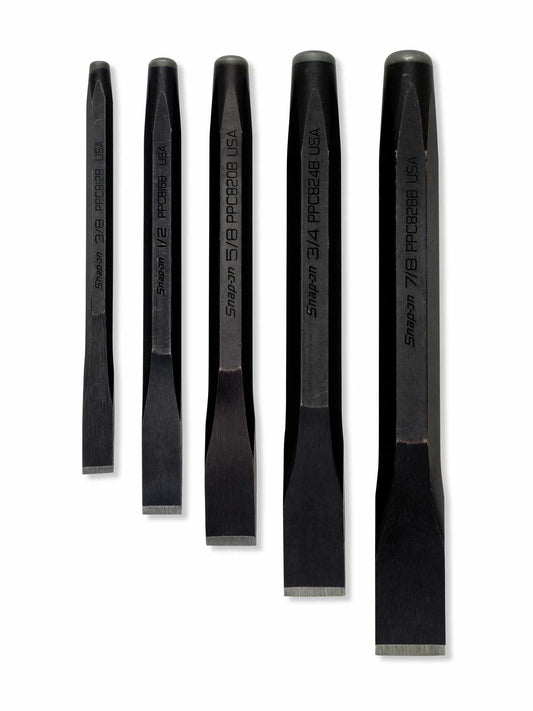 Ensemble de 5 burins plats