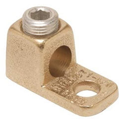 Copper Terminal 1 Hole 1-4/0 AWG 3/8" Stud