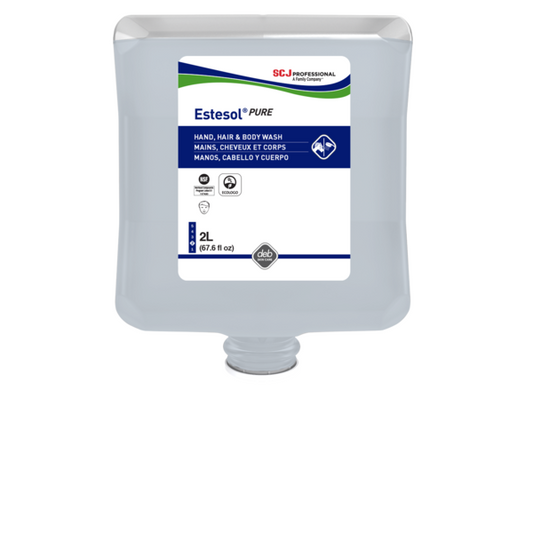 ESTESOL PURE, Nettoyant pour les Mains, Cheveux et Corps, Lotion, 2L, 4/cs
