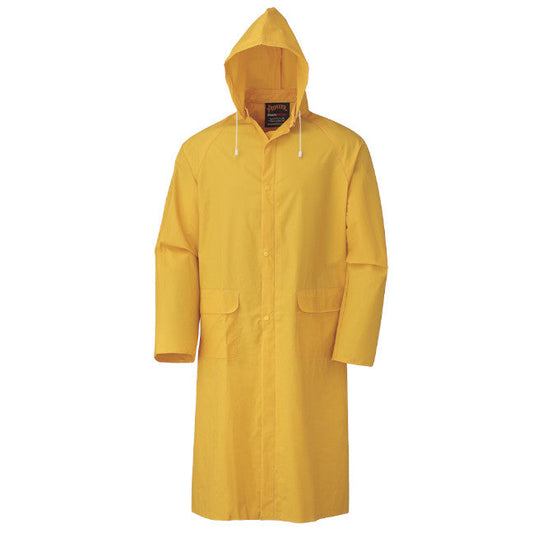 Manteau long à capuche imperméable Storm Master®, jaune, SZ : XL