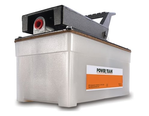 Air Hydraulic Foot Pedal Pump 10,000 PSI with Polyethylene Reservoir