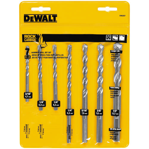 Carbide Masonry Bit 2-Cutter 4-Flute 3-Flat