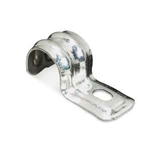3/4" Pipe Strap 1/4" Hole Steel IMC