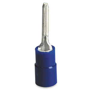 Insulated Vinyl Pin Terminal 16-14 Blue