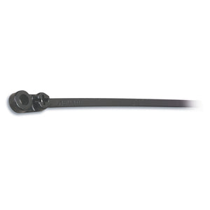 Cable Tie 50LB 6" Black Nylon Mount Hole