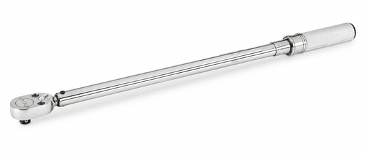 1/2" Drive SAE Adjustable Click-Type Fixed Ratchet Torque Wrench (50–250 ft-lb)