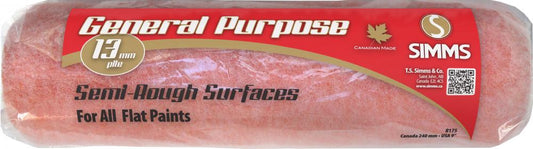 General Purpose roller cover 240mm x 13mm pile