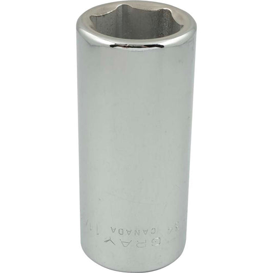 Socket - Deep, 3/4" Drive, 1-1/16" Hex, 6-Point