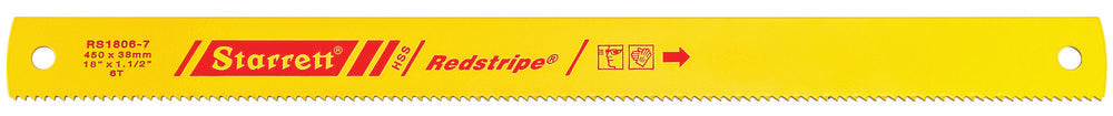 Lame de scie à métaux électrique en acier rapide Redstripe 18" x 1-1/2" x 0,075