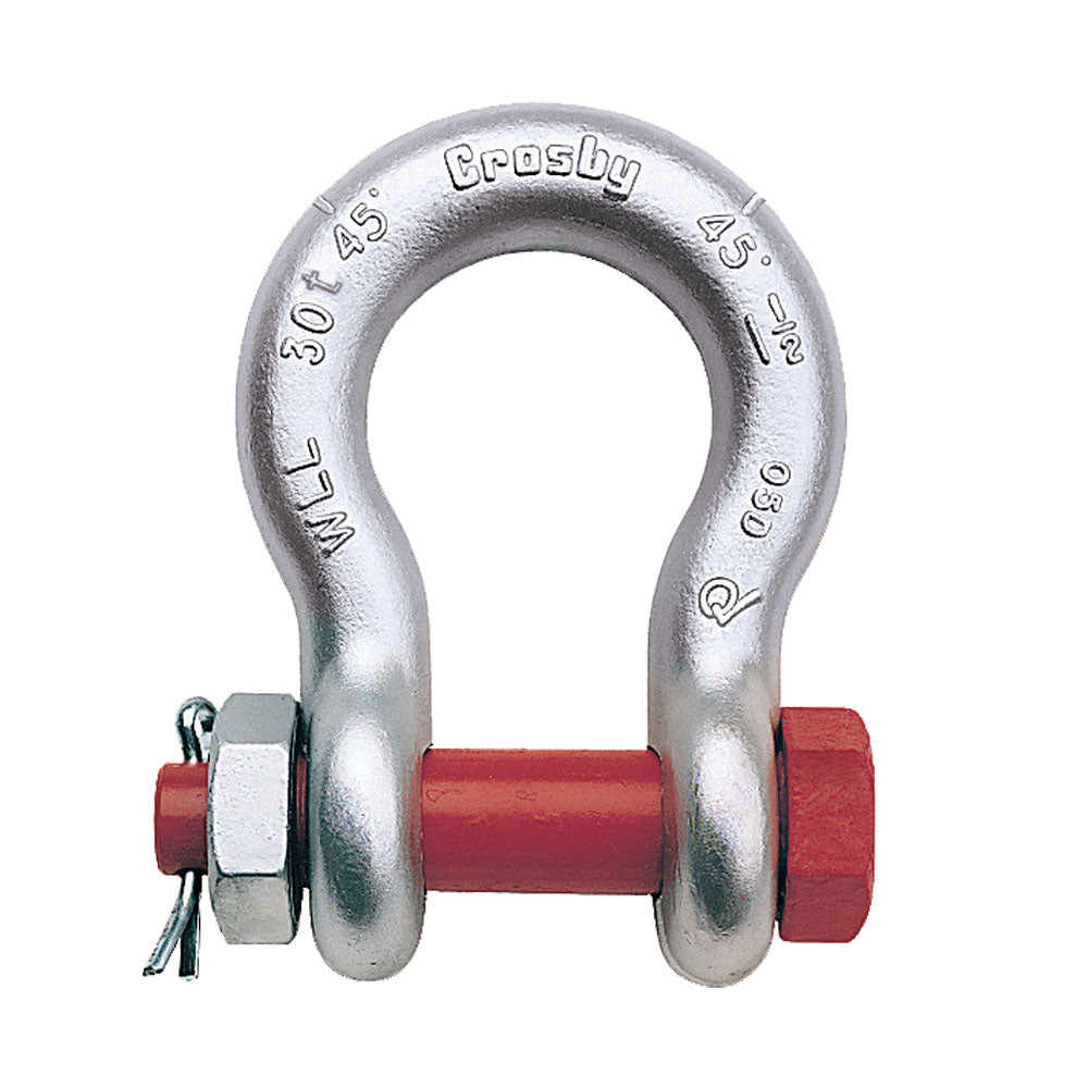 Crosby® G-2140 Alloy Bolt Type Anchor Shackles,  Forged Alloy Steel, 3/4"