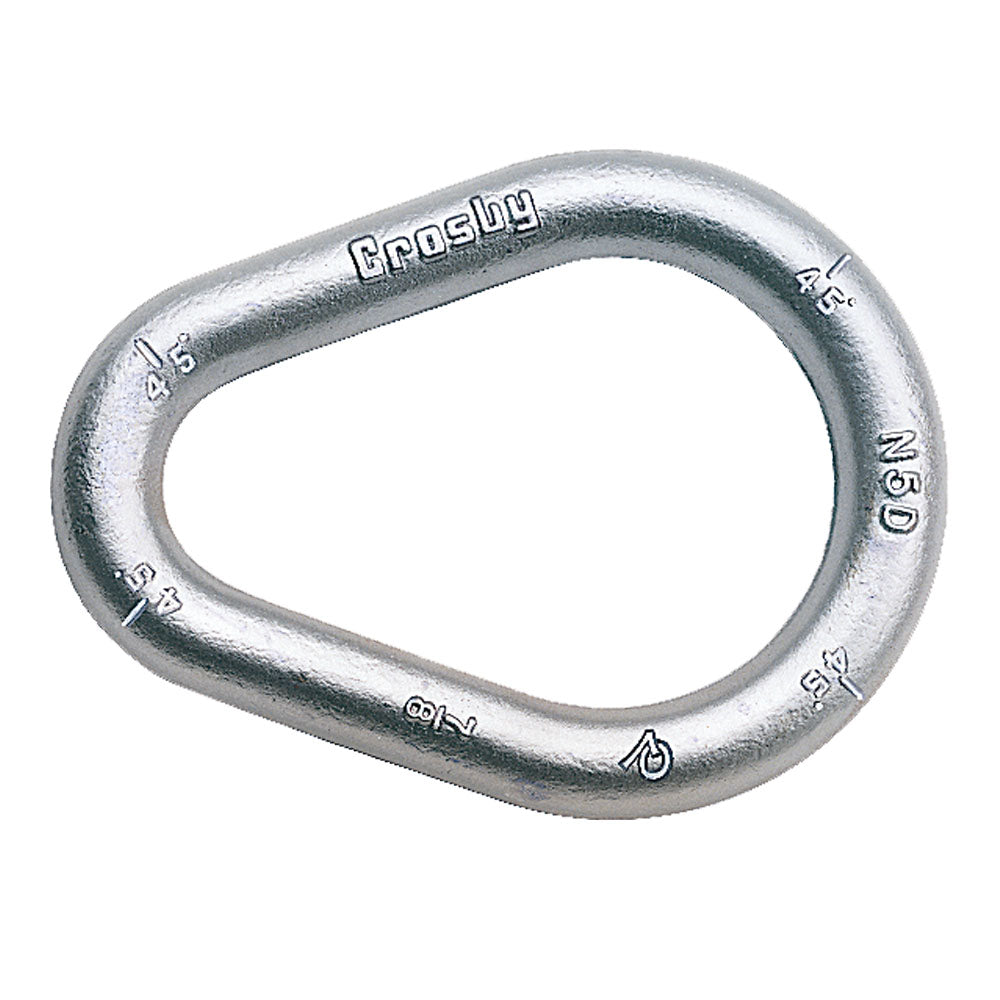 Crosby® G-341 Weldless Sling Links, Galvanized, Carbon Steel, 3/8"