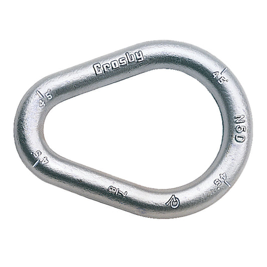 Crosby® G-341 Weldless Sling Links, Galvanized, Carbon Steel, 3/8"