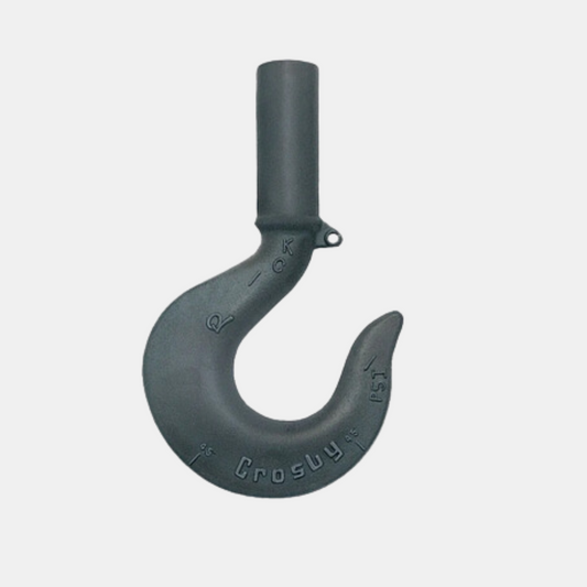 Crosby® S-319A Shank Hook, Alloy Steel, Long Length, W, 100T