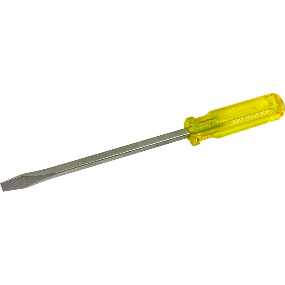 Screwdriver - Flat, 8" Square Shank