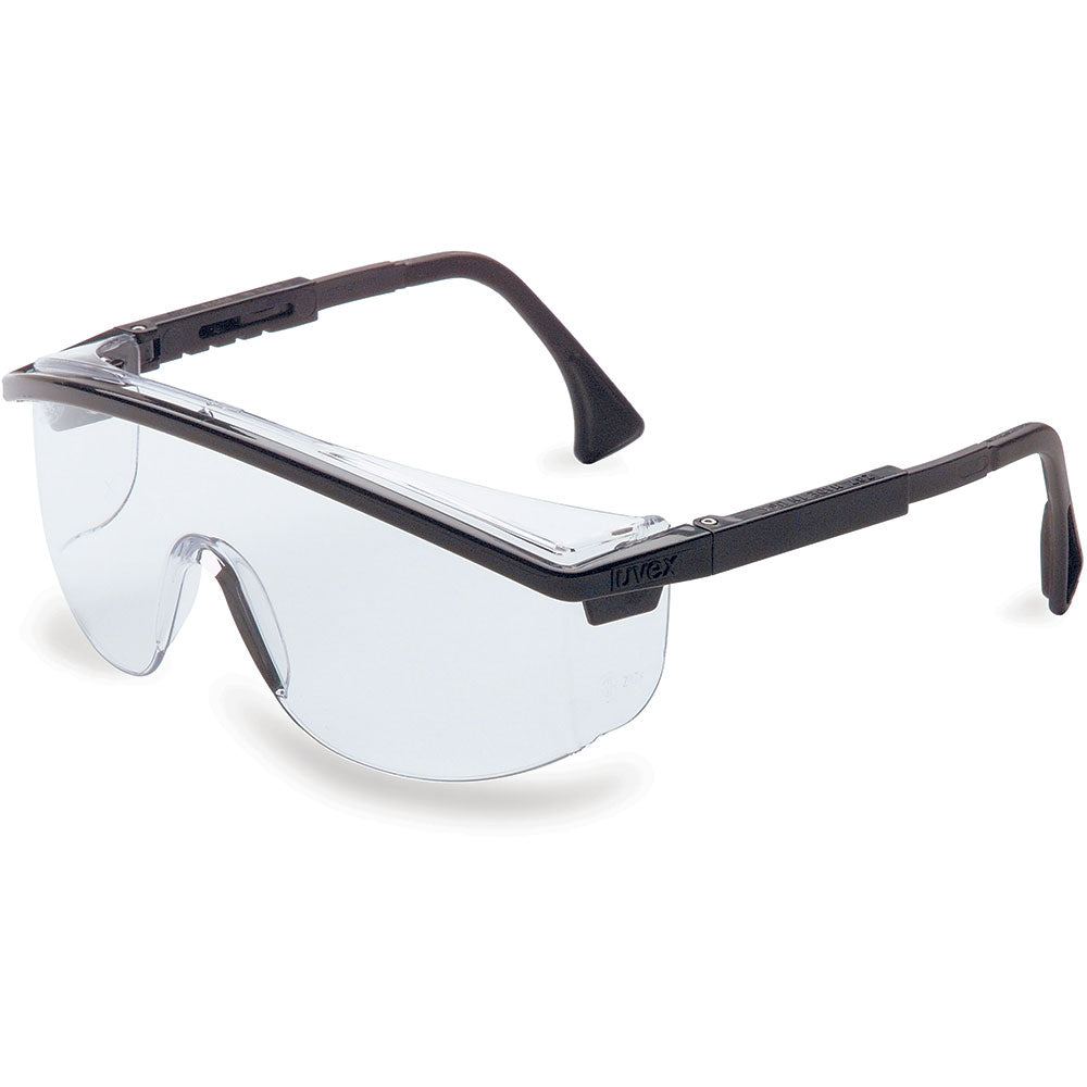 Astrospec 3000 Black Safety Glasses: Anti-Fog, No Foam Lining, Wraparound Frame - S1359C