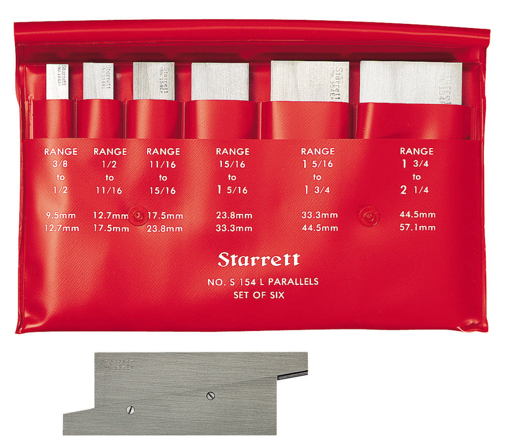 Adjustable Parallel Set 3/8" To 2-1/4" (9.5mm To 57.1mm) Range